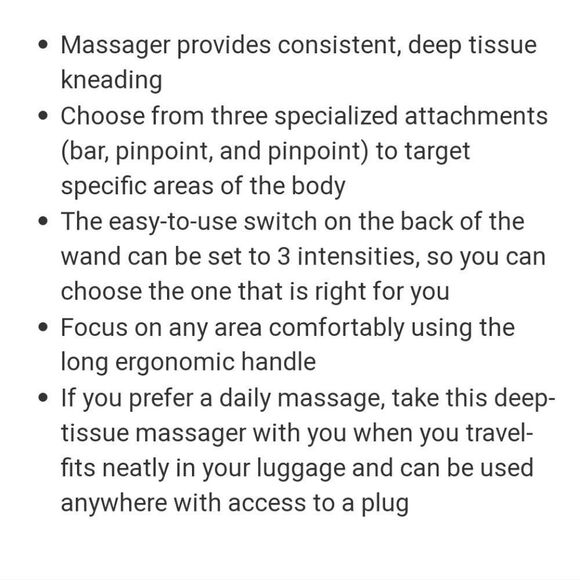 Sharper Image Deep-Tissue Percussion Massager - Picture 9 of 14